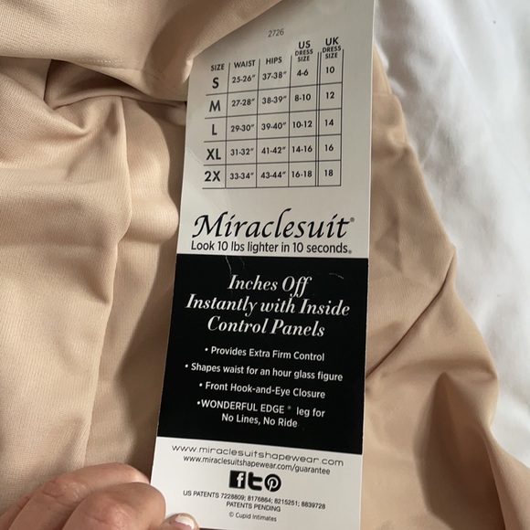 NWT Miraclesuit nude thigh slimming cincher - Picture 4 of 6